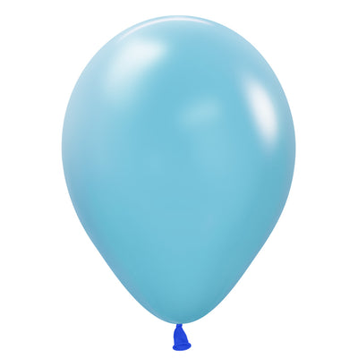 Sempertex 11 inch SEMPERTEX NEON BLUE Latex Balloons 53054-B