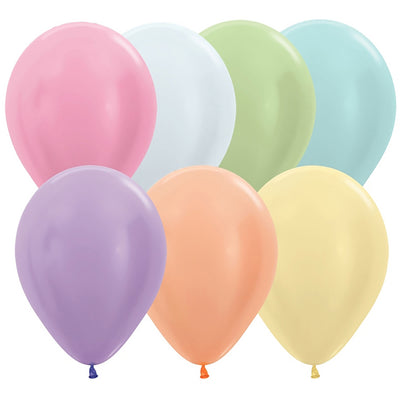 Sempertex 11 inch SEMPERTEX PEARL ASSORTMENT Latex Balloons 53060-B
