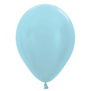 Sempertex 11 inch SEMPERTEX PEARL BLUE Latex Balloons