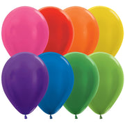 Sempertex 11 inch SEMPERTEX METALLIC ASSORTMENT Latex Balloons 53080-B