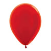 Sempertex 11 inch SEMPERTEX METALLIC RED Latex Balloons 53083-B