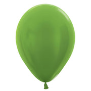 Sempertex 11 inch SEMPERTEX METALLIC KEY LIME GREEN Latex Balloons