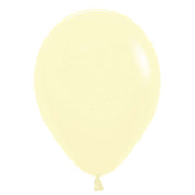 Sempertex 11 inch SEMPERTEX PASTEL MATTE YELLOW Latex Balloons
