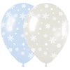 Sempertex 11 inch SNOWFLAKES LATEX Latex Balloons 53299-B