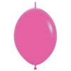 Sempertex 12 inch LINK-O-LOON DELUXE FUCHSIA Latex Balloons 54010-B