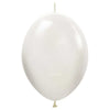 Sempertex 12 inch SEMPERTEX LINK-O-LOON - CRYSTAL CLEAR Latex Balloons 54011-B