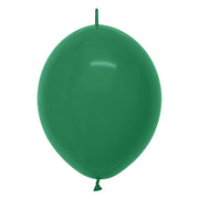 Sempertex 12 inch LINK-O-LOON FASHION FOREST GREEN Latex Balloons 54024-B