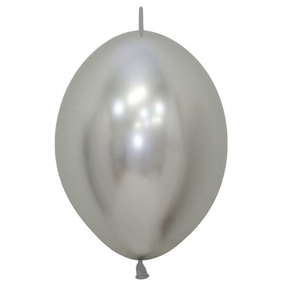 6 inch SEMPERTEX LINK-O-LOON - REFLEX SILVER