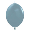 Sempertex 12 inch SEMPERTEX LINK-O-LOON - PASTEL DUSK BLUE Latex Balloons 54507-B