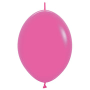 Sempertex 6 inch LINK-O-LOON DELUXE FUCHSIA Latex Balloons 54610-B