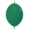 Sempertex 6 inch SEMPERTEX LINK-O-LOON FASHION FOREST GREEN Latex Balloons 54624-B