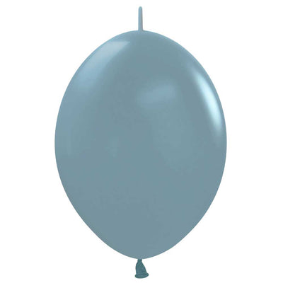 Sempertex 6 inch SEMPERTEX LINK-O-LOON PASTEL DUSK BLUE Latex Balloons 54707-B