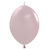 Sempertex 6 inch SEMPERTEX LINK-O-LOON PASTEL DUSK ROSE Latex Balloons 54715-B