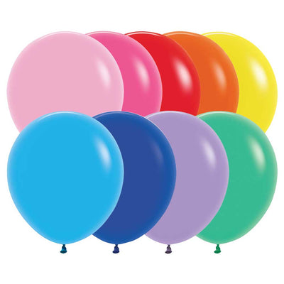 Sempertex 18 inch SEMPERTEX FASHION ASSORTMENT Latex Balloons 55000-B