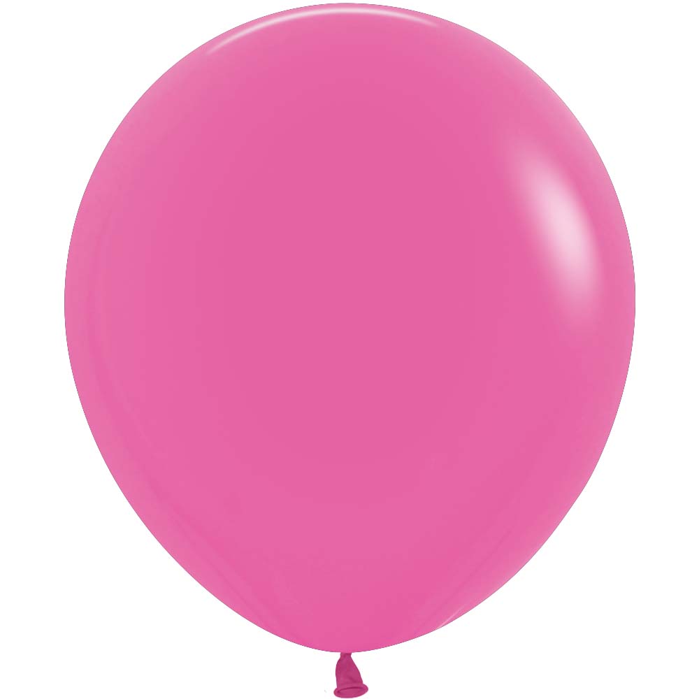 18 Inch Sempertex Deluxe Fuchsia Latex Balloons - 55010