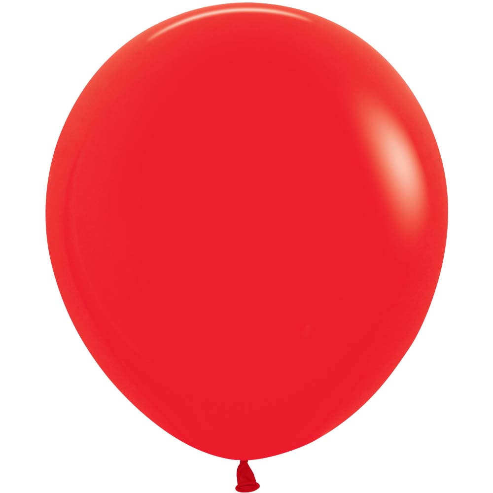 Sempertex 18 inch SEMPERTEX FASHION RED Latex Balloons 55012-B