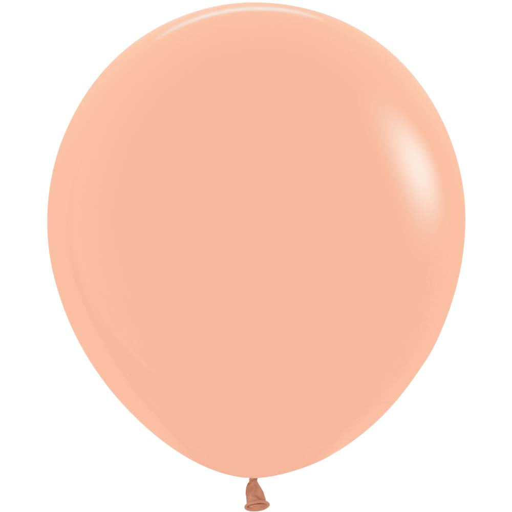 Sempertex 18 inch SEMPERTEX DELUXE PEACH-BLUSH Latex Balloons 55029-B