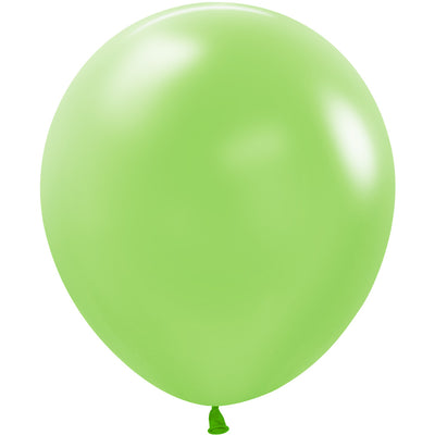 Sempertex 18 inch SEMPERTEX NEON GREEN Latex Balloons 55052-B