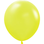 Sempertex 18 inch SEMPERTEX NEON YELLOW Latex Balloons 55053-B