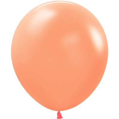 Sempertex 18 inch SEMPERTEX NEON ORANGE Latex Balloons 55055-B