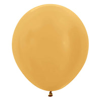 Sempertex 18 inch SEMPERTEX METALLIC GOLD Latex Balloons 55082-B