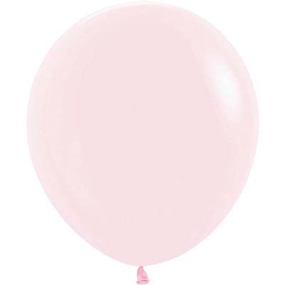 Sempertex 18 inch SEMPERTEX PASTEL MATTE PINK Latex Balloons 55174-B