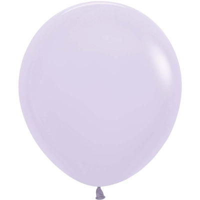 Sempertex 18 inch SEMPERTEX PASTEL MATTE LILAC Latex Balloons 55178-B