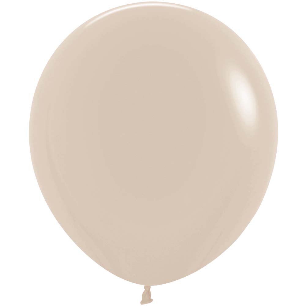 18 Inch Sempertex Deluxe White Sand Latex Balloons 55361