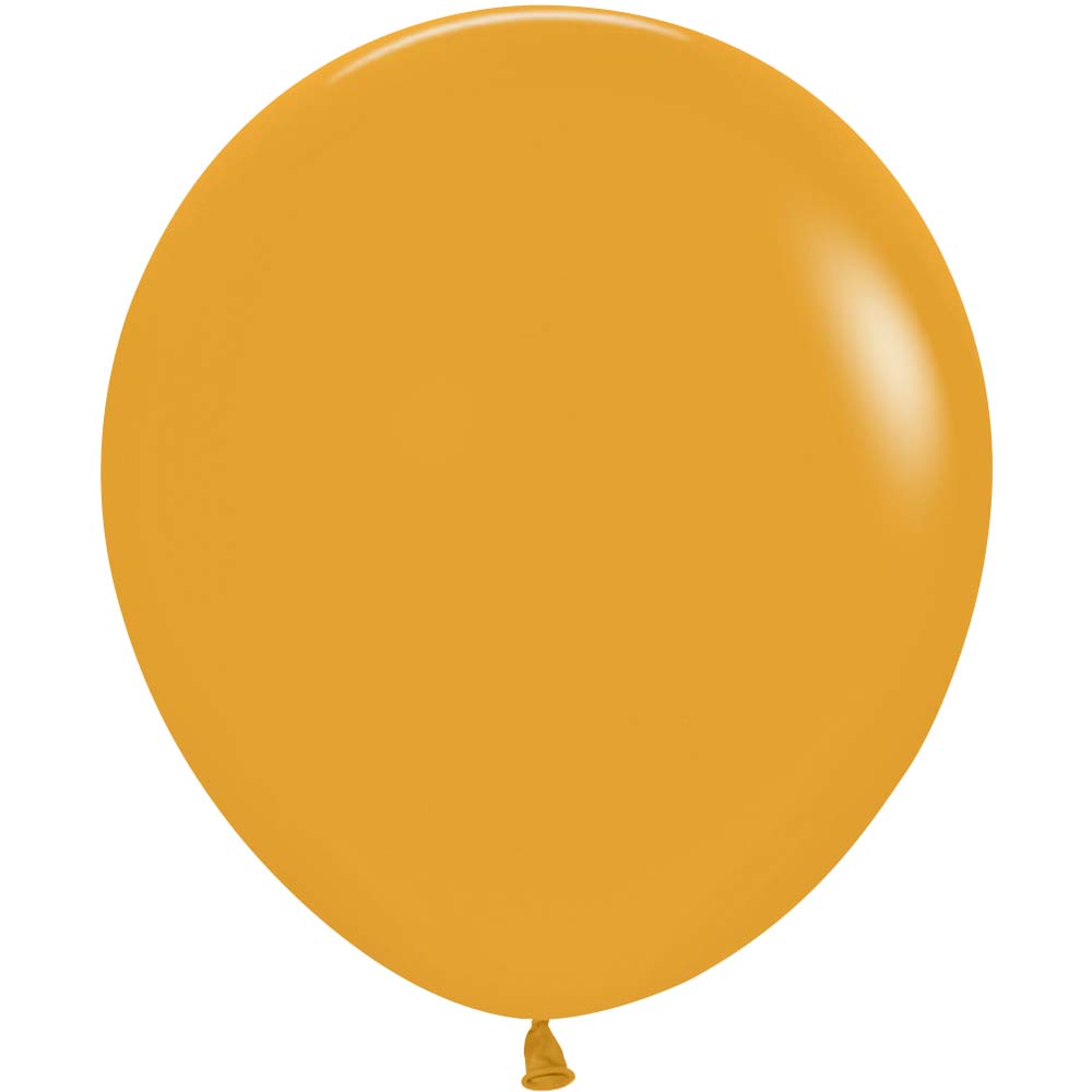Sempertex 18 inch SEMPERTEX DELUXE MUSTARD Latex Balloons 55369-B