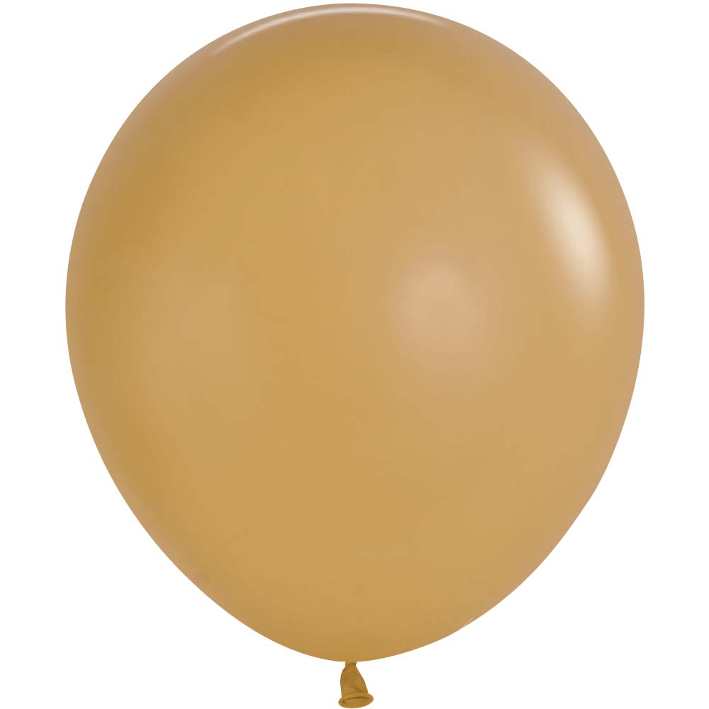 18 Inch Sempertex Deluxe Latte Latex Balloons - 55428