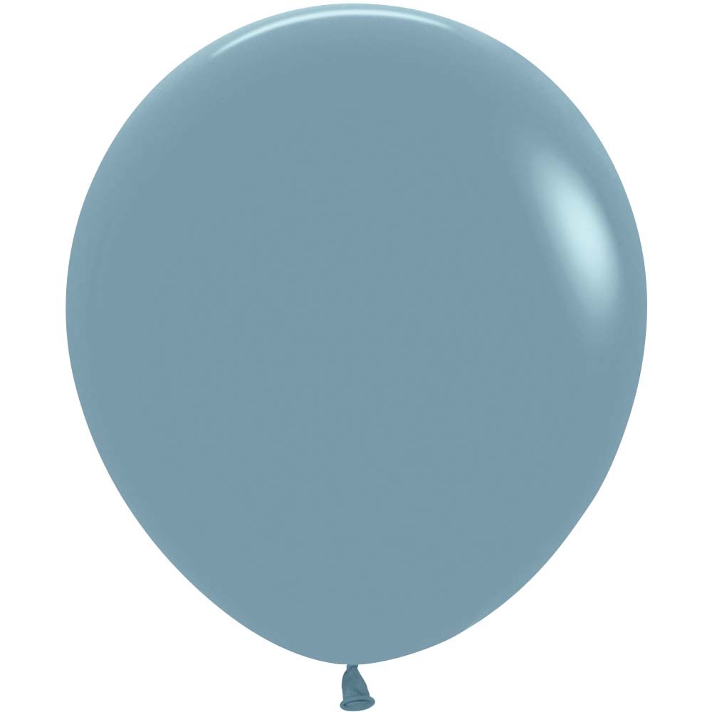 18 Inch Pastel Dusk Blue Latex Balloons 55507