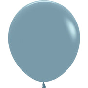 Sempertex 18 inch SEMPERTEX PASTEL DUSK BLUE Latex Balloons 55507-B