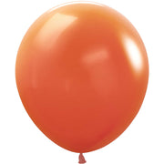 Sempertex 18 inch SEMPERTEX DELUXE SUNSET ORANGE Latex Balloons 55528-B