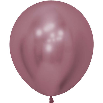 Sempertex 18 inch SEMPERTEX REFLEX PINK Latex Balloons 55841-B