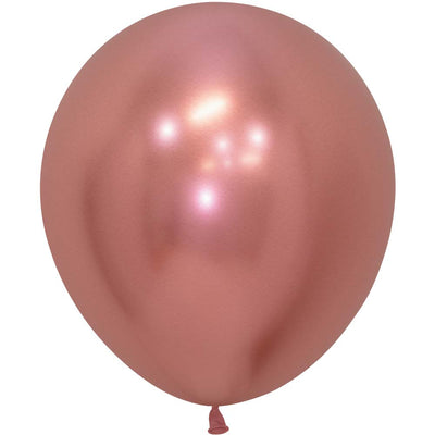 Sempertex 18 inch SEMPERTEX REFLEX ROSE GOLD Latex Balloons 55847-B
