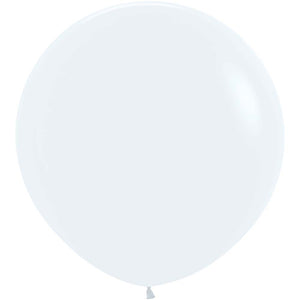 Sempertex 36 inch SEMPERTEX FASHION WHITE Latex Balloons 56002P2-B