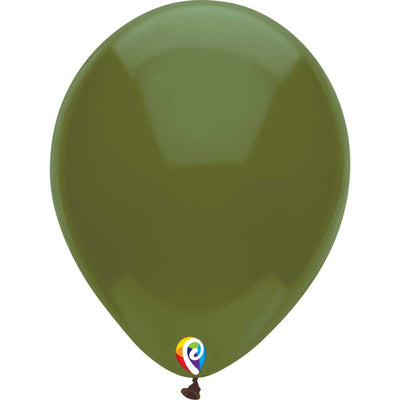 Funsational 12 inch FUNSATIONAL VINTAGE OLIVE Latex Balloons