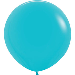 Sempertex 36 inch SEMPERTEX DELUXE TURQUOISE BLUE Latex Balloons 56031P2-B