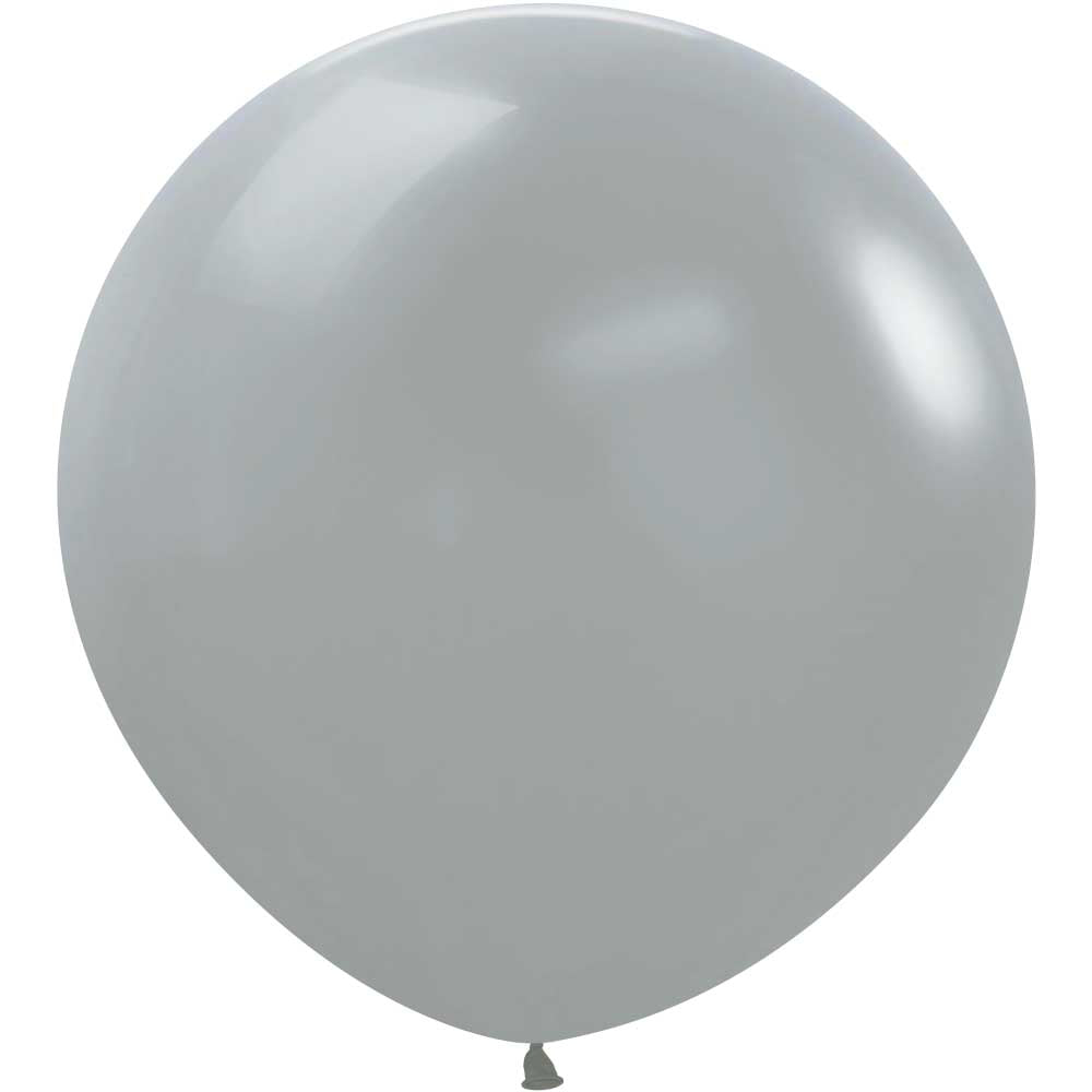 Sempertex 36 inch SEMPERTEX DELUXE GREY Latex Balloons 56033P2-B