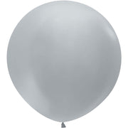 Sempertex 36 inch SEMPERTEX METALLIC SILVER Latex Balloons 56067P2-B