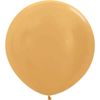 Sempertex 36 inch SEMPERTEX METALLIC GOLD Latex Balloons 56082P2-B