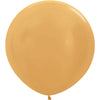 Sempertex 24 inch SEMPERTEX METALLIC GOLD Latex Balloons 59082-B