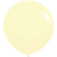 Sempertex 36 inch SEMPERTEX PASTEL MATTE YELLOW Latex Balloons 56175P2-B