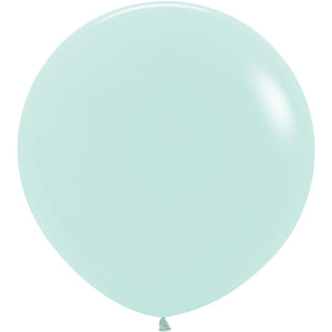 Sempertex 36 inch SEMPERTEX PASTEL MATTE GREEN Latex Balloons 56176P2-B