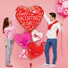 58 inch SPECIAL DELIVERY VALENTINE HAPPY HEARTS - LA Balloons
