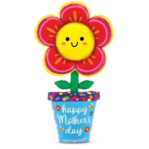 59 inch SPECIAL DELIVERY HAPPY MOTHER'S DAY FLOWER POT - LA Balloons
