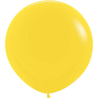 Sempertex 24 inch SEMPERTEX FASHION YELLOW Latex Balloons 59005-B
