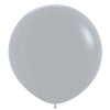 Sempertex 24 inch SEMPERTEX DELUXE GREY Latex Balloons 59033-B