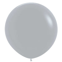 Sempertex 24 inch SEMPERTEX DELUXE GREY Latex Balloons 59033-B