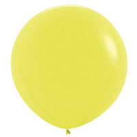 Sempertex 24 inch SEMPERTEX NEON YELLOW Latex Balloons 59053-B